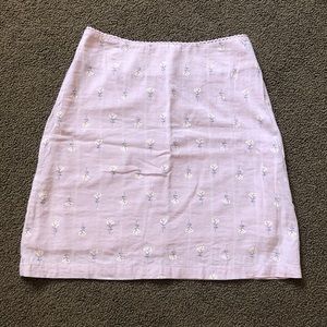 Brandy Melville floral mini skirt